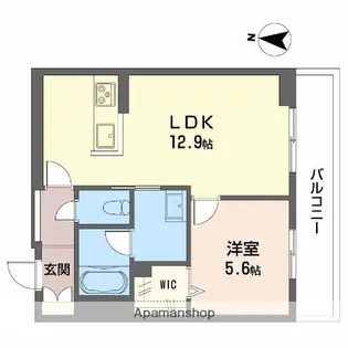 ガーデンコート【1階】の間取り