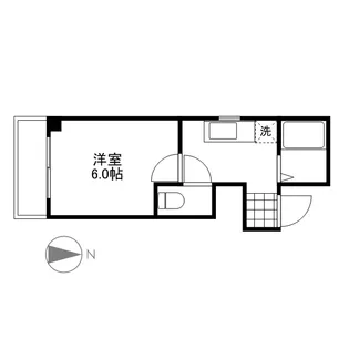 サンジェルマン中納言【5階】の間取り