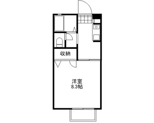 シャーメゾン・アメニティ【2階】の間取り