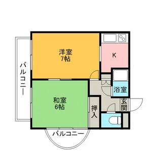 アルファ枝川【5階】の間取り