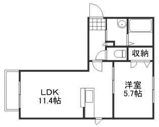 シャーメゾンフェリス 壱番館【2階】の間取り