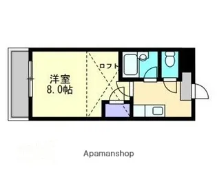 ミガール【4階】の間取り