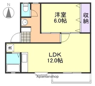 グランアムールもずⅡ【2階】の間取り