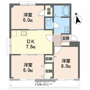 小野マンション【3階】の間取り