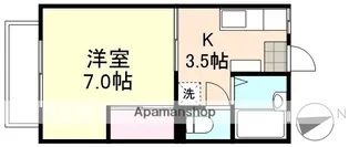 メゾンエポック B【2階】の間取り