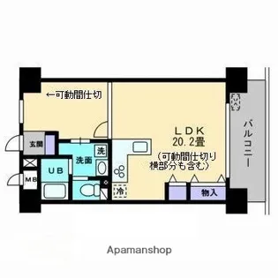 アルティザ倉敷【6階】の間取り