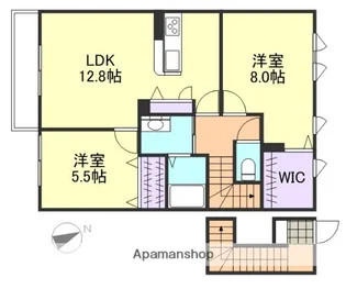 ブリランテ【2階】の間取り