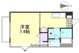 EARL’S COURT【2階】の間取り