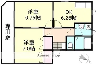 サンキャロットA【1階】の間取り