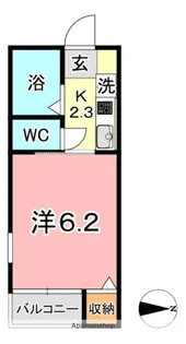 さんさん館 C【2階】の間取り