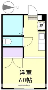 パルティールB【1階】の間取り