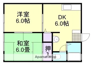 ラクシュリーマンション B棟【1階】の間取り