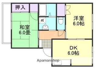 サンワハイムC棟【2階】の間取り