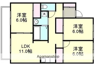 プレジール山田 B棟【2階】の間取り