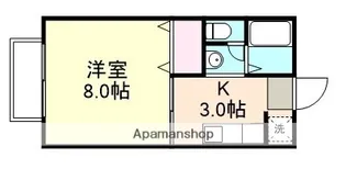 ウイング神田 B【2階】の間取り