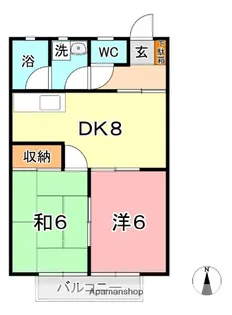 コーポ田中【2階】の間取り