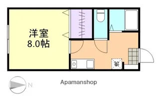 パークサイド安江【1階】の間取り