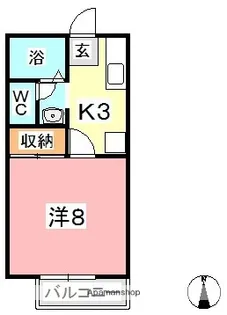 ラ・クプル93【2階】の間取り