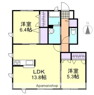 シェリール A棟【1階】の間取り