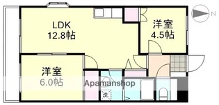 ファミーユスィス【2階】の間取り