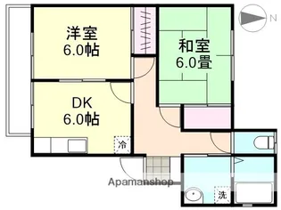 セレッソ玉島【1階】の間取り