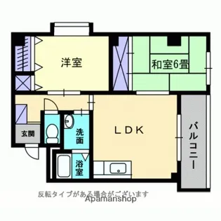 ザ・ユーズ【3階】の間取り