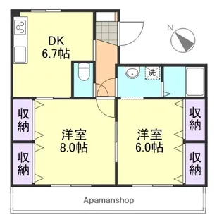 AXIA倉敷【3階】の間取り