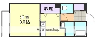 ラフィネ中島 A【1階】の間取り
