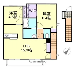 アッヴェニーレ C棟【2階】の間取り
