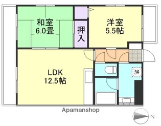 シャトーブリアン【3階】の間取り