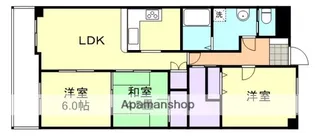 ブランシャトー【3階】の間取り