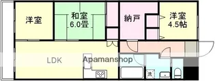 ブランシャトー【3階】の間取り
