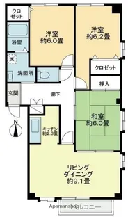 フォブール近藤B【2階】の間取り