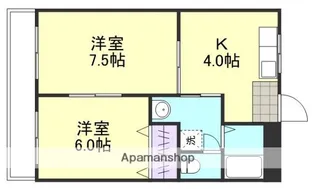 グランドールマンション【3階】の間取り