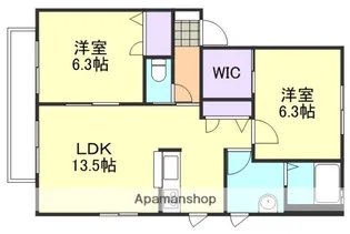 アネシス・アイ C棟【2階】の間取り