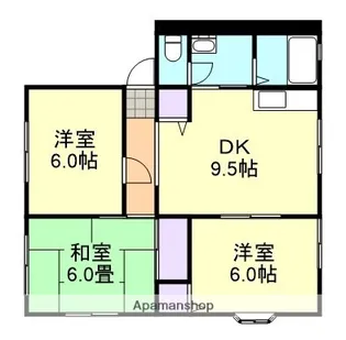 サンガーデン西富井 A棟【1階】の間取り