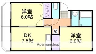 ハイコートジェム【1階】の間取り