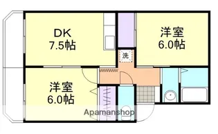 ハイコートジェム【1階】の間取り