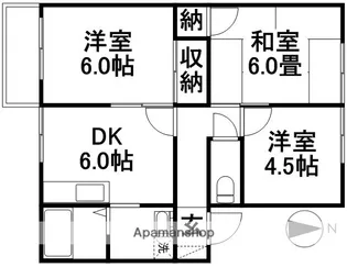 岡山県倉敷市玉島阿賀崎2丁目【アパート】の間取り