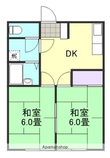 田ノ上パークハイツ【2階】の間取り