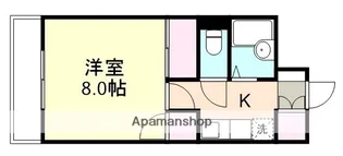ハイシティー堀南【6階】の間取り