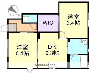 プラセール花華 A棟【1階】の間取り