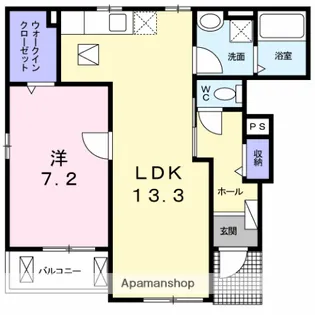 アンシャンテⅡ【1階】の間取り