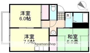 プレジール安原 A【1階】の間取り