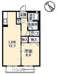 リヴィエール【1階】の間取り