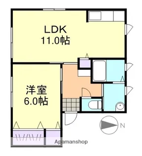 フェリーチェ【1階】の間取り