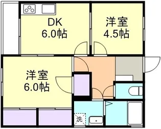 ビバリーガーデン大島A【2階】の間取り