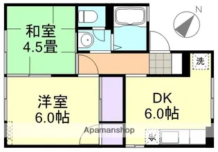 セジュール松原【1階】の間取り