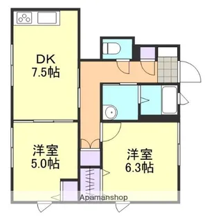 ビロカーレ A棟【1階】の間取り