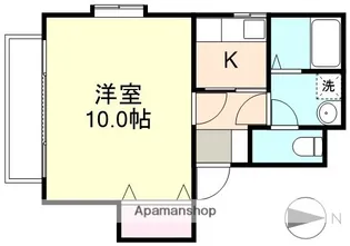 デュ・プレ96 C棟【1階】の間取り